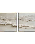 Multicolor Layered Tranquility Diptych - Artwallpainting