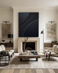 Multicolor Line Flow Canvas Painting For Home Decoration - Artwallpainting
