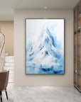 Multicolor Majestic Peaks Abstract Mountain Landscape - Artwallpainting