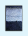 Multicolor Midnight Haze-Vertical Abstract Texture Tranquil Style Wall Art - Artwallpainting