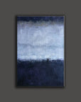 Multicolor Midnight Haze-Vertical Abstract Texture Tranquil Style Wall Art - Artwallpainting
