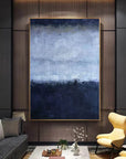 Multicolor Midnight Haze-Vertical Abstract Texture Tranquil Style Wall Art - Artwallpainting