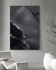 Multicolor Midnight Peaks Vertical Art - Artwallpainting