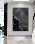 Multicolor Midnight Peaks Vertical Art - Artwallpainting