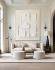 Multicolor Minimalist 3D Abstract Art Textured Canvas For Modern Interiors - Artwallpainting