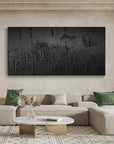 Multicolor Minimalist Abstract Painting - Textured Modern Wall Art - Artwallpainting