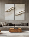 Multicolor Minimalist Dual Wall Panels - Artwallpainting