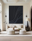 Multicolor Minimalist Flowing Lines - Abstract Textured Wall Art - Artwallpainting