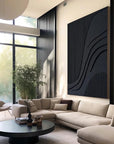 Multicolor Minimalist Flowing Lines - Abstract Textured Wall Art - Artwallpainting