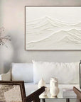 Multicolor Minimalist Mountain Textured Canvas Art - Artwallpainting