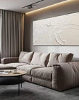 Multicolor Minimalist Textured Abstract Canvas Wall Art - Artwallpainting