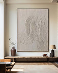 Multicolor Minimalist Textured Canvas Art With Organic Flow - Artwallpainting