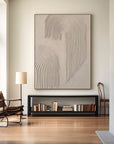 Multicolor Minimalist Textured Canvas With Flowing Arches - Artwallpainting