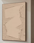 Multicolor Minimalist Textured Canvas With Geometric Design - Artwallpainting