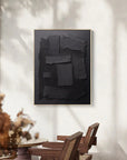 Multicolor Minimalist Zen Textured Canvas Painting - Artwallpainting