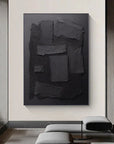 Multicolor Minimalist Zen Textured Canvas Painting - Artwallpainting