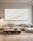Multicolor Minimalistic Balance Canvas Painting - Large Abstract Textured Wall Art - Artwallpainting