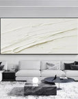 Multicolor Minimalistic Balance Canvas Painting - Large Abstract Textured Wall Art - Artwallpainting