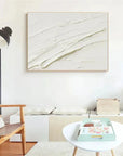 Multicolor Minimalistic Balance Canvas Painting - Large Abstract Textured Wall Art - Artwallpainting