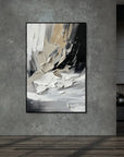 Multicolor Modern Abstract Textured Canvas Wall Art For Elegant Home Decor - Artwallpainting