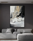 Multicolor Modern Abstract Textured Canvas Wall Art For Elegant Home Decor - Artwallpainting