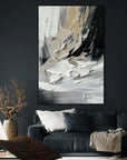 Multicolor Modern Abstract Textured Canvas Wall Art For Elegant Home Decor - Artwallpainting