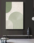 Multicolor Modern Geometric Textured Wall Art - Minimalist Elegance For Interiors - Artwallpainting