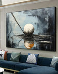 Multicolor Moment Golf Art Canvas Painting For Home Decoration - Artwallpainting