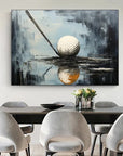 Multicolor Moment Golf Art Canvas Painting For Home Decoration - Artwallpainting