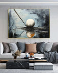 Multicolor Moment Golf Art Canvas Painting For Home Decoration - Artwallpainting