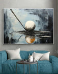 Multicolor Moment Golf Art Canvas Painting For Home Decoration - Artwallpainting