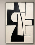 Multicolor Monochrome Balance Abstract Geometric Art - Artwallpainting