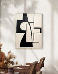 Multicolor Monochrome Balance Abstract Geometric Art - Artwallpainting