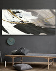 Multicolor Monochrome Contrast-Minimalist Living Room Space Magic Wall Art - Artwallpainting