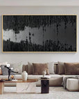 Multicolor Monochrome Depth Textured Abstract Art - Artwallpainting
