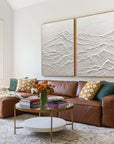 Multicolor Monochrome Reflections Set Of 2 - Artwallpainting