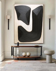 Multicolor Monumental Shapes Canvas Art - Artwallpainting