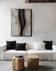 Multicolor Mystic Flow Textured Canvas - Artwallpainting