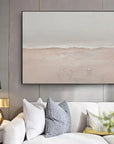 Multicolor Ocean And Sky Minimalist Textured Canvas Painting - Artwallpainting