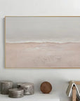 Multicolor Ocean And Sky Minimalist Textured Canvas Painting - Artwallpainting