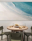 Multicolor Ocean Serenity Abstract Canvas Wall Art - Artwallpainting