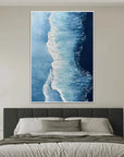 Multicolor Ocean Symphony - Abstract Textured Seascape Art - Artwallpainting