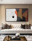 Multicolor Orbit Harmony Abstract Canvas - Artwallpainting