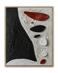 Multicolor Pebble Abstract Painting - Stone Signals - Artwallpainting