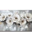 Multicolor Petal Reverie - Textured 3D Floral Abstract Oil Painting - Artwallpainting