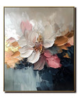 Multicolor Petal Symphony-Abstract Blooming Soft Flower Bloom Texture Wall Art - Artwallpainting