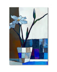 Multicolor Petals Of Solitude-Hand Drawn Texture Abstract Still Life Wall Art - Artwallpainting