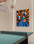 Multicolor Radiance In Motion-Vitality Color Collision Abstract Texture Wall Art Oil Painting - Artwallpainting