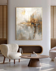 Multicolor Radiant Reflection Abstract Canvas Art - Artwallpainting