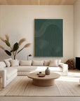 Multicolor Rhythmic Geometry - Textured Abstract Line Art - Artwallpainting